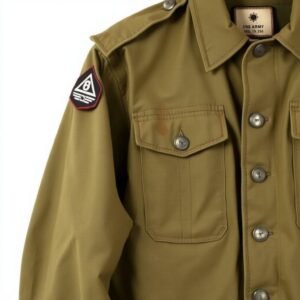 Original U.S. Korean War M1951 Field Jacket with 8th Army Patches - Named